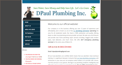 Desktop Screenshot of dpaulplumbing.com